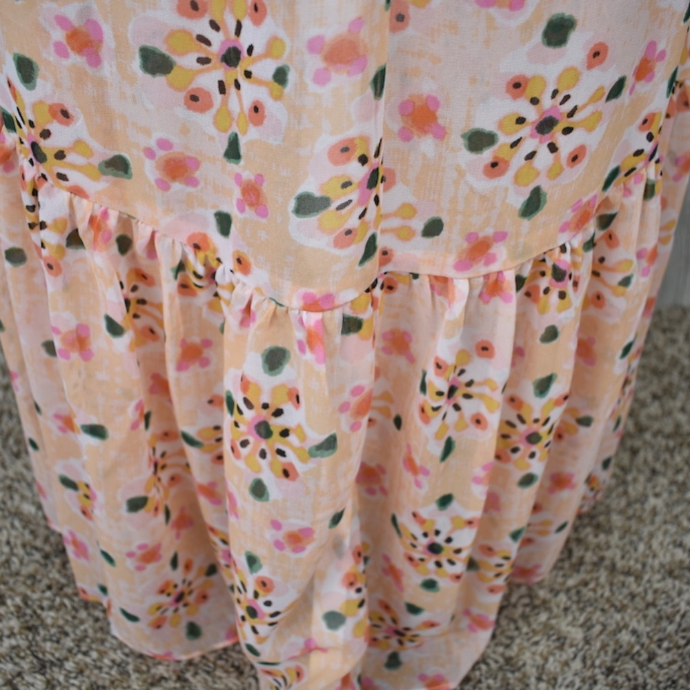 LC Lauren Conrad Beach Shop Maxi Cover-Up Small - Picture 6 of 10